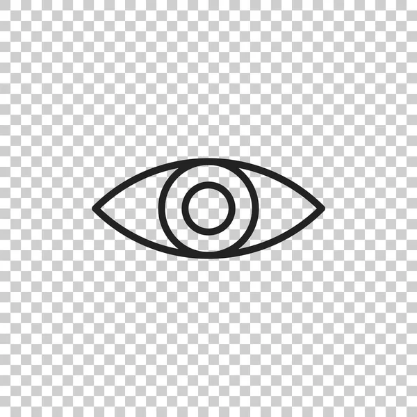 Einfacher Vektor für Augensymbole. Sehpiktogramm im flachen Stil. — Stockvektor