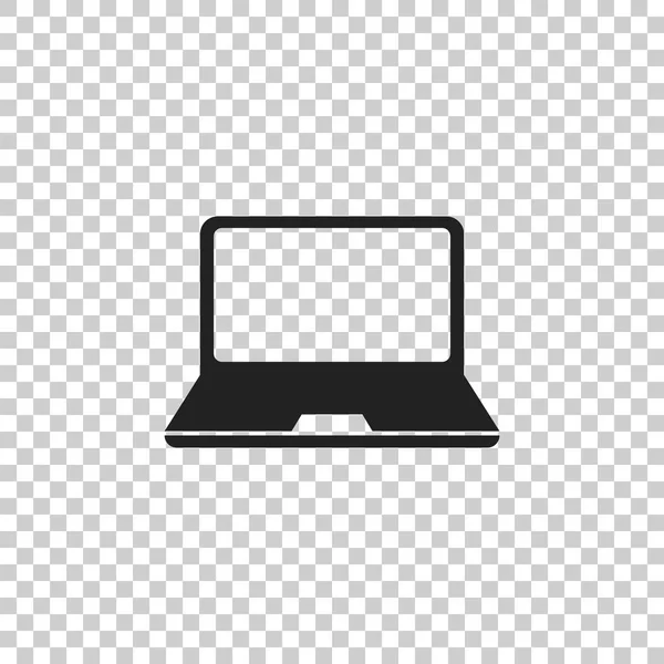 Laptop-Vektorillustration. Notizbuch flach Symbol. PC-Symbol. — Stockvektor