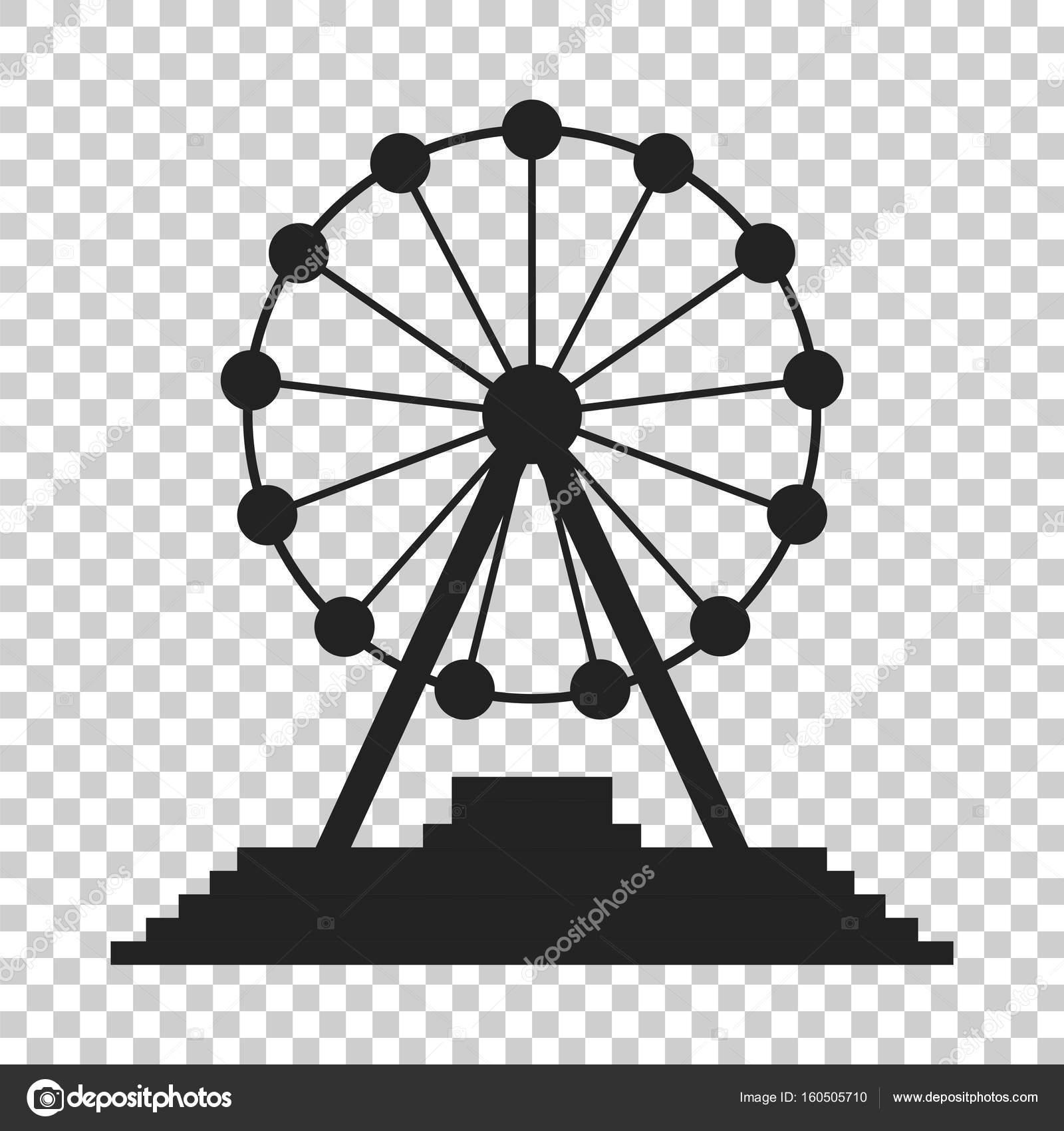 花の島 心に強く訴える観覧車 アイコン フリー