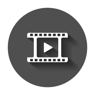 Simge vektör oynamak. Siyah düz stil oyun video çizimde