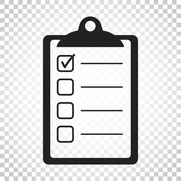 To do list icon. Checklist, task list vector illustration in fla — Stock Vector