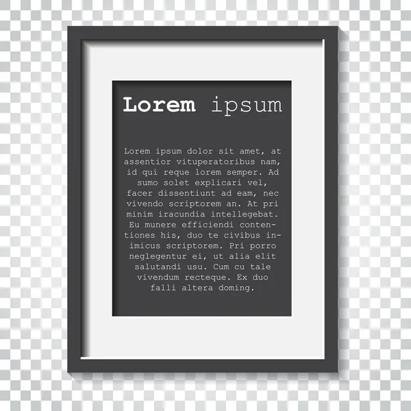 İzole arka plan üzerinde gerçekçi fotoğraf çerçevelemek. Fotoğraf çerçevesi vec