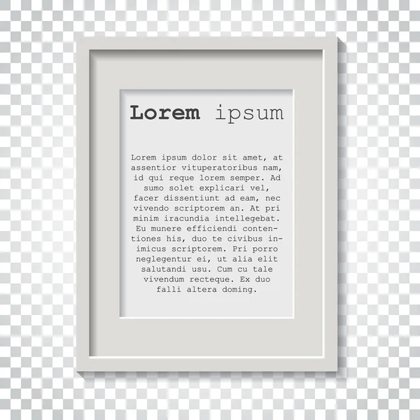 İzole arka plan üzerinde gerçekçi fotoğraf çerçevelemek. Fotoğraf çerçevesi vec