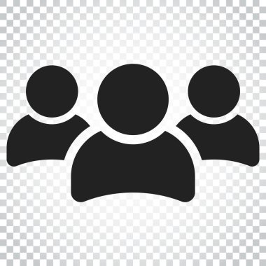 İnsanlar vektör simge grubu. Kişi simge tasarlamak. Basit b