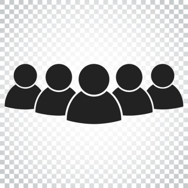 İnsanlar vektör simge grubu. Kişi simge tasarlamak. Basit b