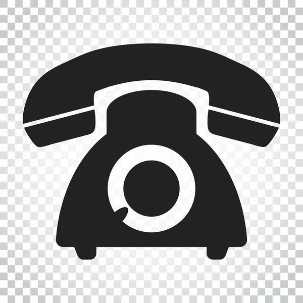 Telefon-Vektor-Symbol. alte alte Telefon-Symbol-Illustration. si — Stockvektor