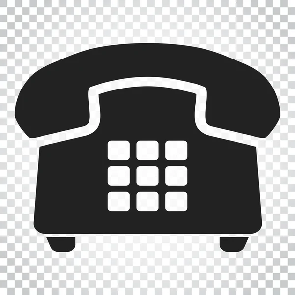 Vektorové ikony telefonu. Staré retro telefonní symbol obrázku. Si — Stockový vektor