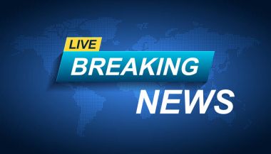 Son dakika haber vektör simgesi. Haber dünya harita düz vektör çizim ile. İletişim iş kavramı piktogram arka plan.