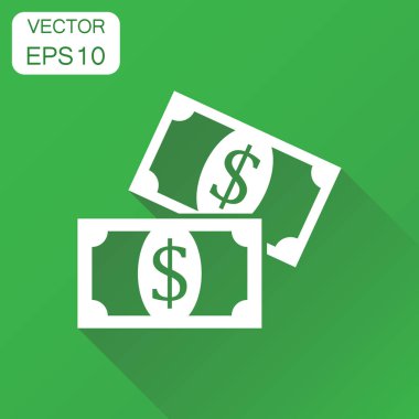 Para dolar simgesi. İş kavramı para sembol sikke. Vecto