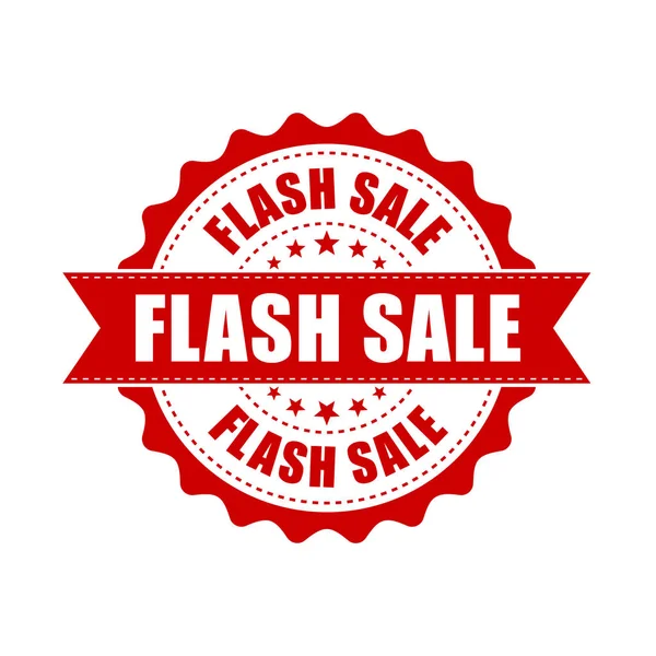 Flash Sale Grunge Gummistempel. Vektor-Illustration auf weißem Bac — Stockvektor