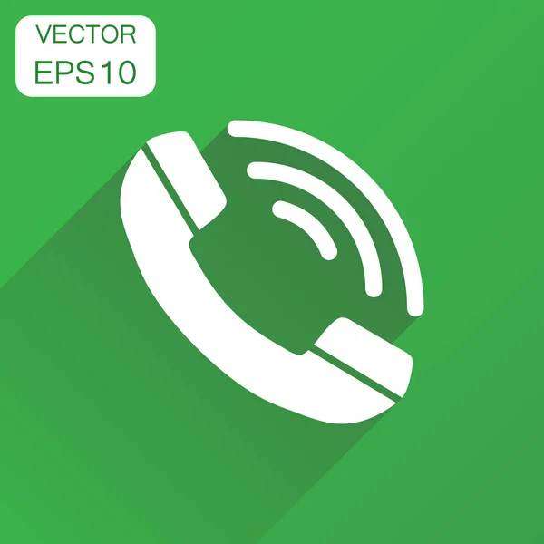 Icono del teléfono. Concepto de negocio pictograma telefónico. Ilustración del vector — Archivo Imágenes Vectoriales