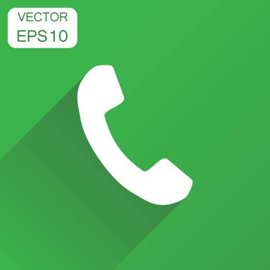 Telefon simgesi. İş kavramı telefon piktogram. Vektör illustratio