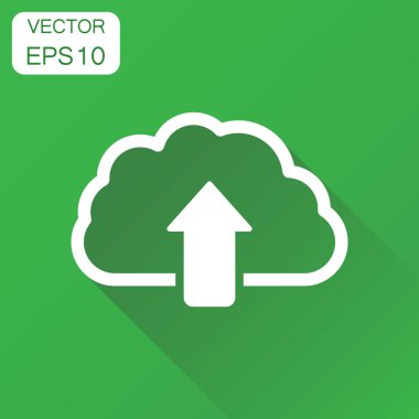 Bulut simgesi. İş kavramı Internet download piktogram. Vektör