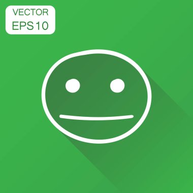 Elle çizilmiş gülen yüz simgesi. İş kavramı yüz üzücü PICT ile