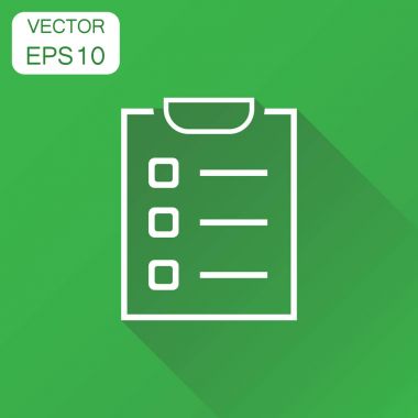 Simge listesi yapmak için. İş kavramı denetim listesi, görev listesi sembol