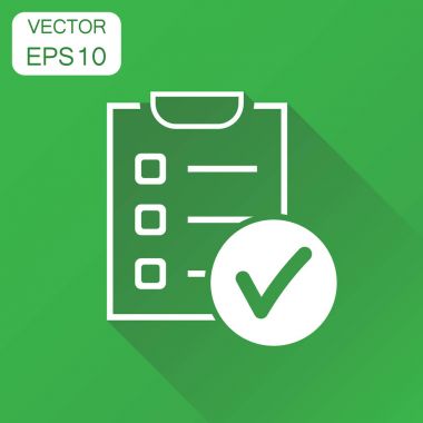 Simge listesi yapmak için. İş kavramı denetim listesi, görev listesi sembol