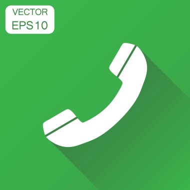 Telefon simgesi. İş kavramı kişi, destek hizmeti işareti picto