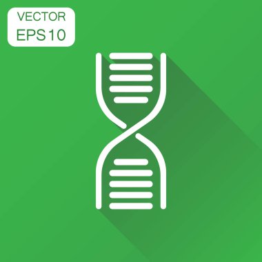 DNA simgesi. İş kavramı medecine molekül piktogram. Ben vektör