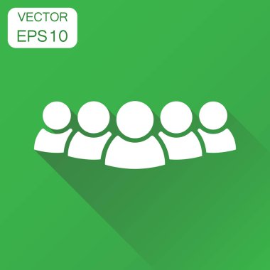 İnsanlar simge grubu. İş kavramı kişi piktogram. Vektör
