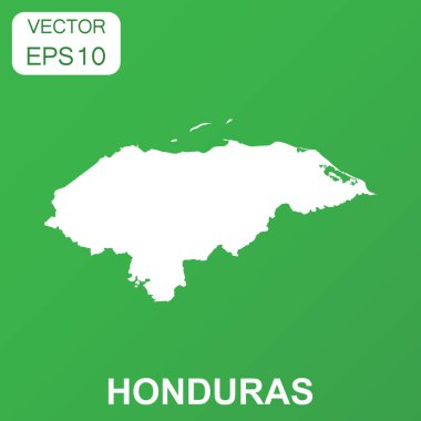Honduras harita simgesi. İş kavramı Honduras piktogram. Ben vektör