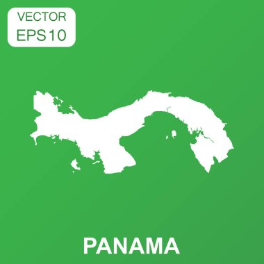 Panama Harita simgesi. İş kavramı Panama piktogram. Vektör illus