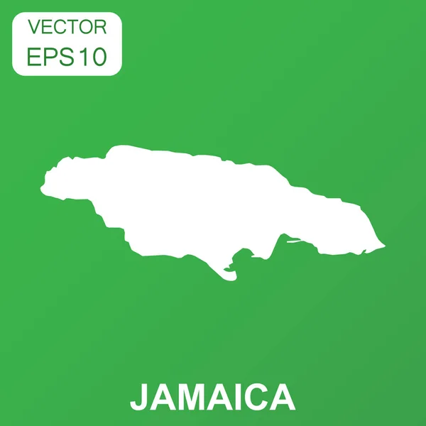 Jamaica map icon. Geschäftskonzept Jamaica Piktogramm. Vektorkrank — Stockvektor