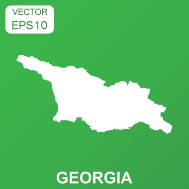 Georgia harita simgesi. İş kavramı Georgia piktogram. Vektör hastası