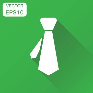 Kravat simgesi. İş kavramı kravat piktogram. Vektör illustratio