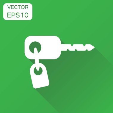 Anahtar simgesi. İş kavramı anahtar sembol. Vektör çizim üzerinde