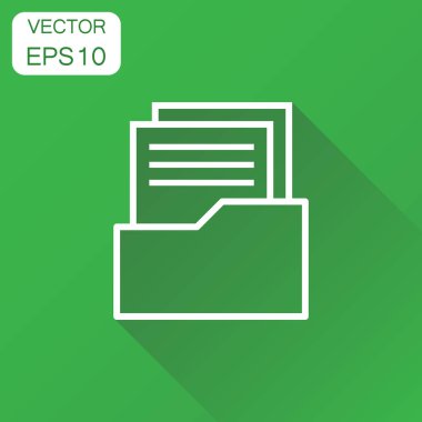 Belge simgesi. Sembol pictogr iş kavramı Arşiv veri dosyası