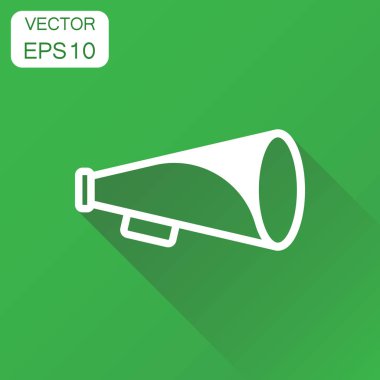 Megafon simgesi. İş kavramı megafon sembolü sembol. Vect