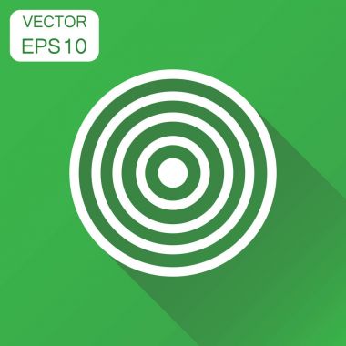 Hedef AIM simgesini. İş kavramı oyun sembol piktogram Dart. V