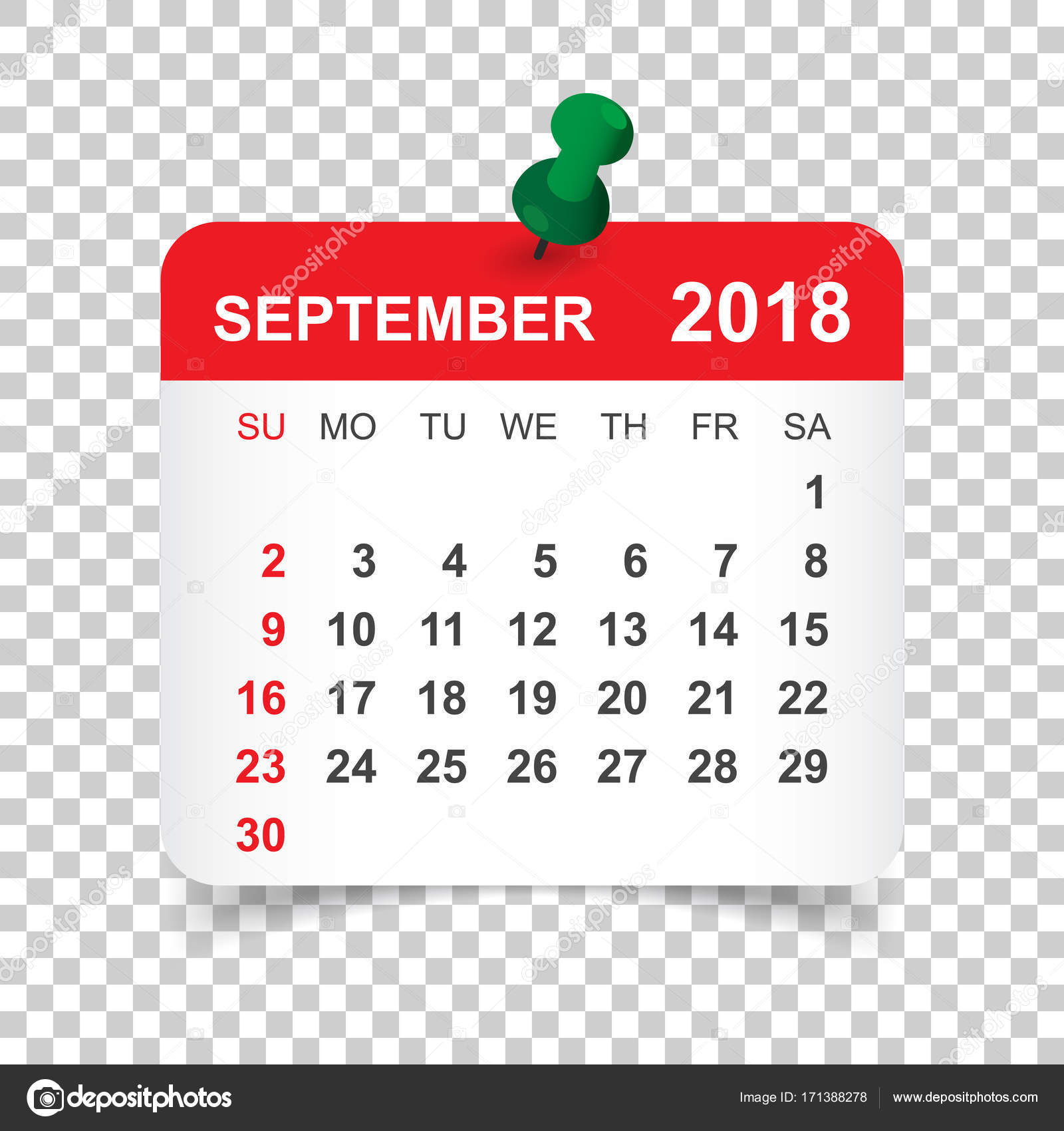 18年 9 月カレンダーです カレンダー ステッカー デザイン テンプレートです 1 週間 ストックベクター C Sanek 18年 9 月カレンダーです カレンダー ステッカー デザイン テンプレートです 1 週間 ストックベクター C Sanek