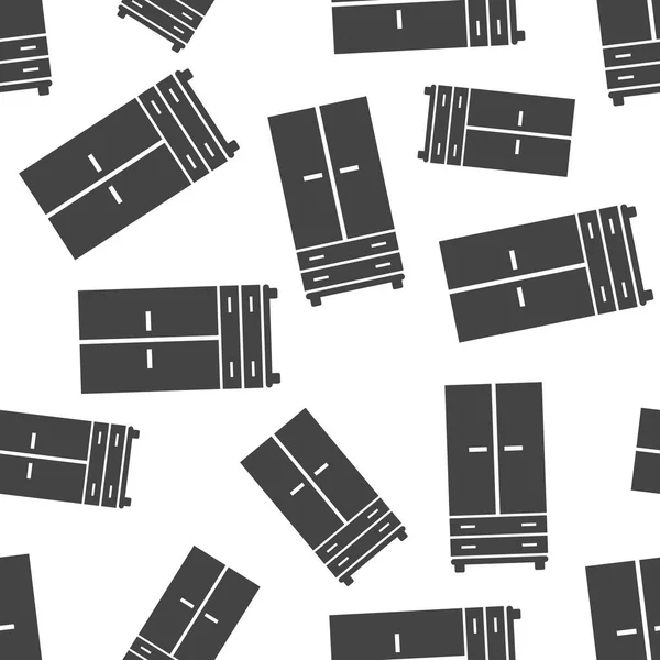 Dolap Dikişsiz desen arka plan. İş düz vektör illus