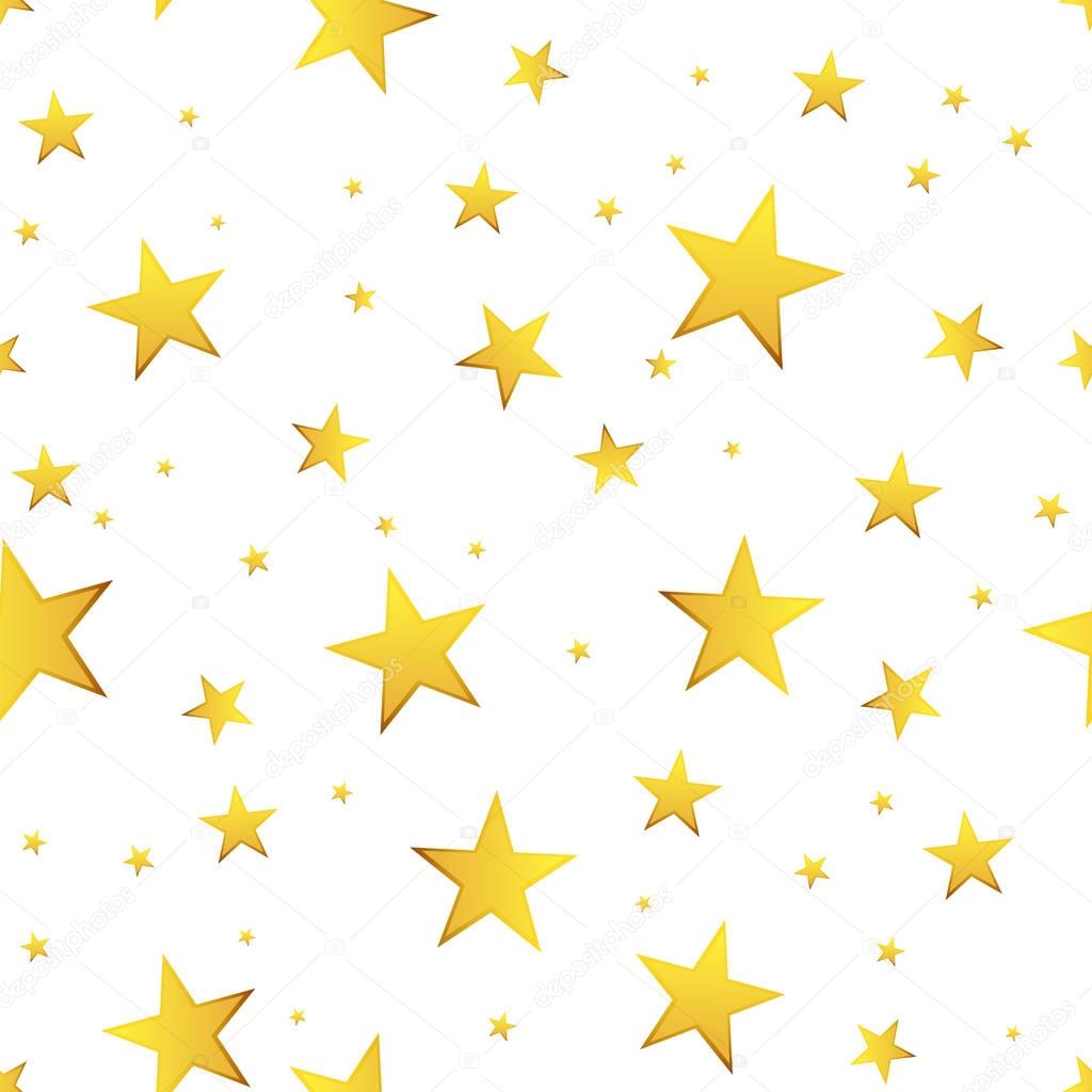 Falling star seamless pattern background. Business flat vector i
