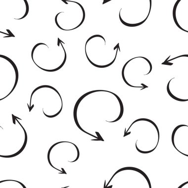 El ok simgesi Dikişsiz desen arka plan çekilmiş. İş düz