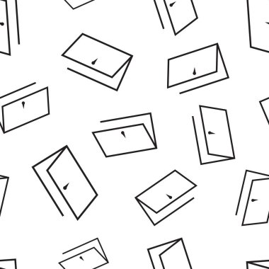 Kapı çıkış Dikişsiz desen arka plan. İş düz vektör Hüseyin