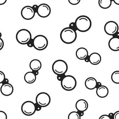 Dürbün Dikişsiz desen arka plan. İş düz vektör Hüseyin