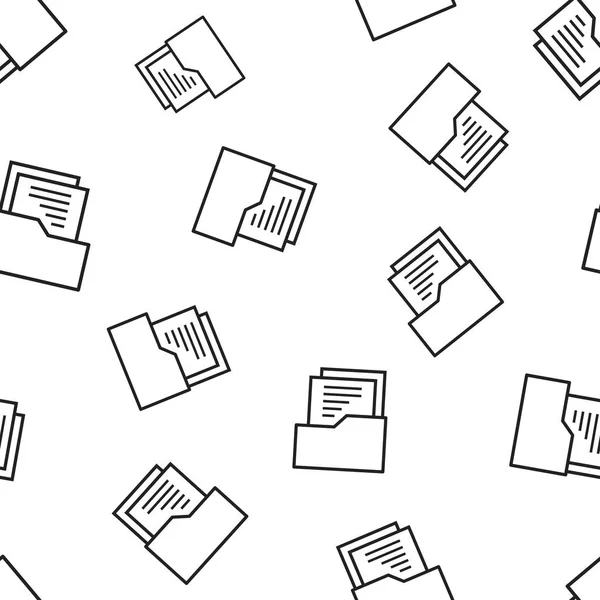 Belge klasörü portföy Dikişsiz desen arka plan. İş 