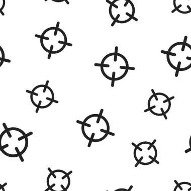 Hedef amaç Dikişsiz desen arka plan. İş kavramı vektör 