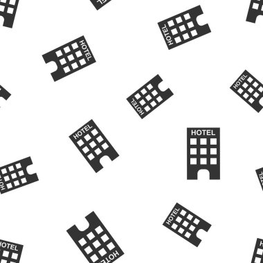 Otel Dikişsiz desen arka plan. İş düz vektör illustra