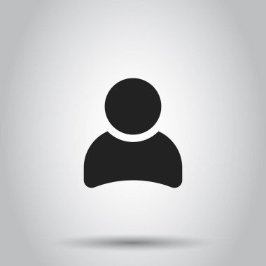 İnsanlar simgesi. Vektör illüstrasyon izole arka plan üzerinde. İşletme