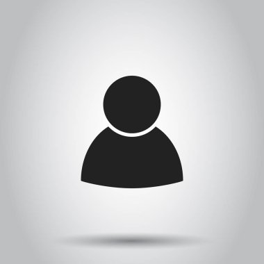 İnsanlar simgesi. Vektör illüstrasyon izole arka plan üzerinde. İşletme