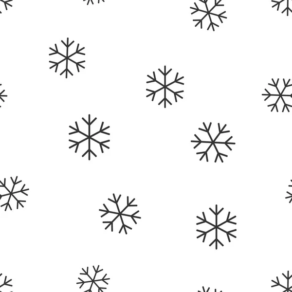 Snowflake vzor bezešvé pozadí. Obchodní plochých vector osvětlení — Stockový vektor