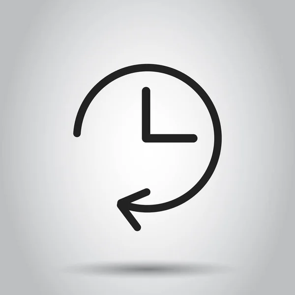 Uhr Timer-Symbol. Vektorillustration auf isoliertem Hintergrund. bu — Stockvektor