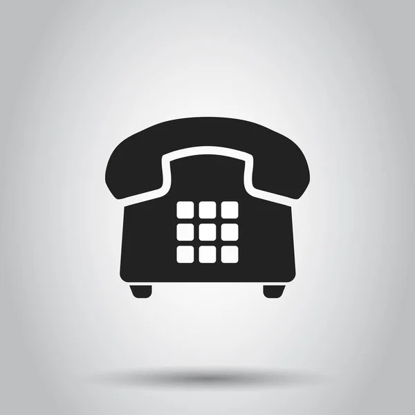 Telefon-Symbol. Vektorillustration auf isoliertem Hintergrund. Unternehmen — Stockvektor