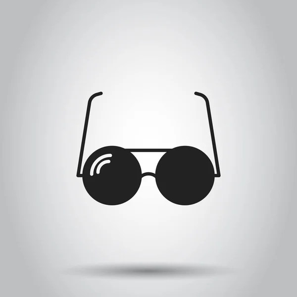 Icona di occhiali da sole. Illustrazione vettoriale su sfondo isolato. Busin — Vettoriale Stock