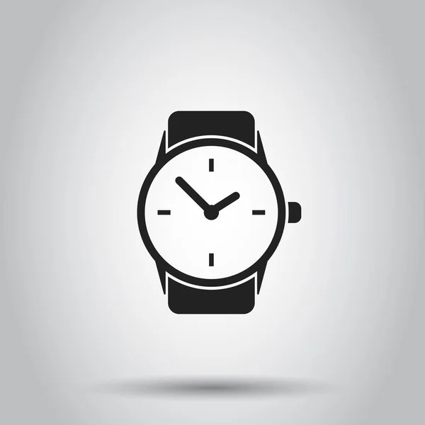 Orologio icona dell'orologio. Illustrazione vettoriale su sfondo isolato. Bu — Vettoriale Stock