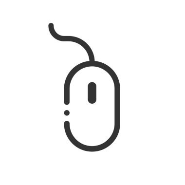 Bilgisayar fare simgesi. Vektör çizim. İş kavramı fare