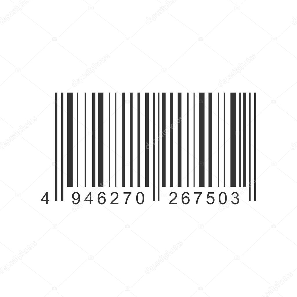 Barcode product distribution icon. Vector illustration. Business